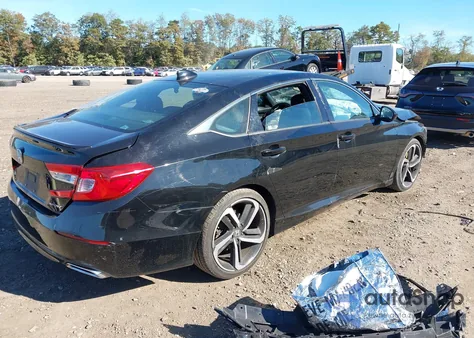 2019 Honda Accord Sport из США, поврежденный, VIN 1HGCV1E32KA067916